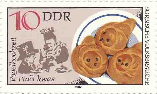 Sorbische Volksbräuche Vogelhochzeit 1982 10DDR