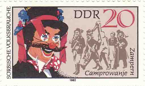 Sorbische Volksbräuche Zampern 1982 20DDR