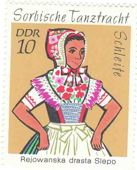 Sorbische Tanztracht 1971 10 DDR
