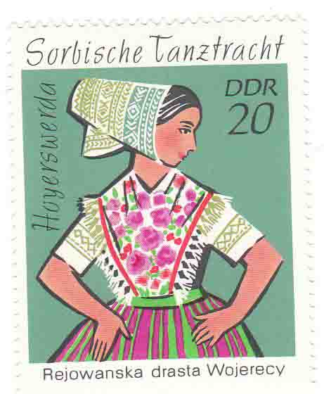 Sorbische Tanztracht aus Hoyerswerda 1971 20DDR