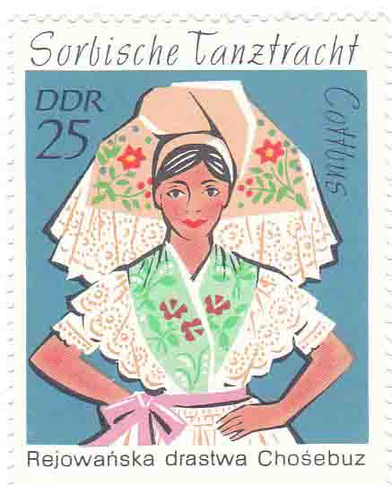 Sorbische Tanztracht aus Cottbus 1971 25DDR