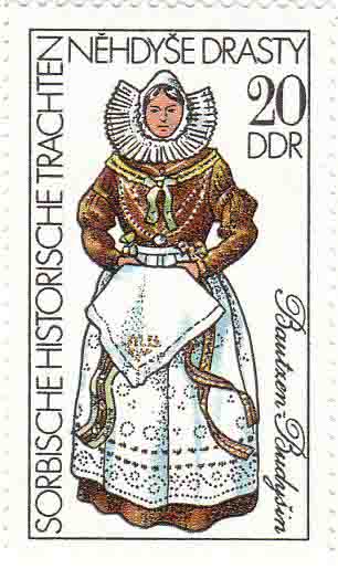 Sorbische historische Trachten Bautzen 1977 20DDR