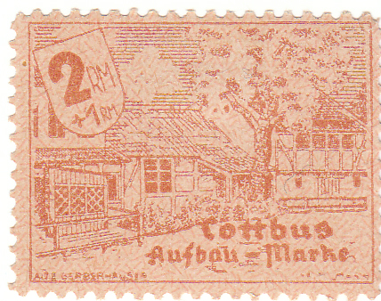 1946 Cottbus Aufbau Marke 2rm