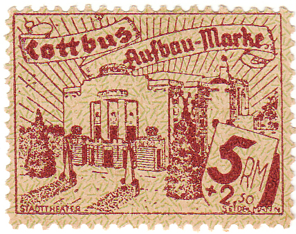 1946 Cottbus Aufbau Marke 5rm