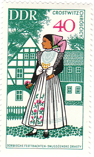 1968 Volkstrachten 40ddr: Crostwitz