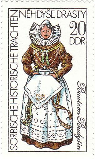 1977 Sorbische historische Trachten 20ddr: Bautzen - Budyšin